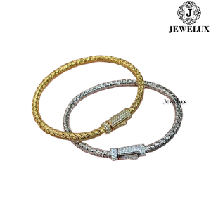 Bracelet tennis en moissanite plaqué or élégant de haute qualité, ajustable, en argent sterling 925, pour un usage quotidien, cadeau, meilleur prix - Product Image 2