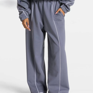 Chándal Deportivo Personalizado para Mujer al por Mayor, Marca Privada OEM, Chándal de Felpa de Algodón Premium, Ropa con Logotipo Bordado Personalizado - Product Image 4