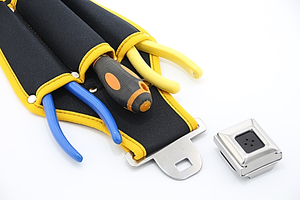 กระเป๋าคาดเอวแบบพกพาอเนกประสงค์ทนทานความจุขนาดใหญ่ชุดเครื่องมือช่างไฟฟ้าซิปวัสดุโพลีเอสเตอร์กันน้ำ - Product Image 2