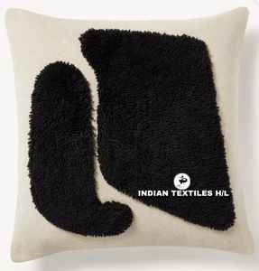 Housse de coussin en laine bohème de luxe, tissée à la main, magnifique design de décoration intérieure par ITHL, motif vintage pour intérieur et extérieur, coussin décoratif - Product Image 3