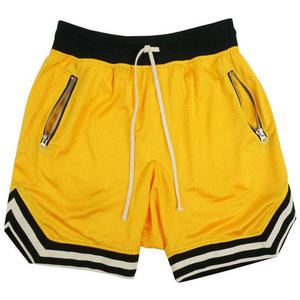 Wholesale Sporty Mid Waist Polyester Spandex Drawstring Sweat <b>Men's</b> Shorts Custom Breathable Mesh Solid Waterproof Basketball - Product Image 1