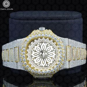 Montre de luxe Charm Jewells en acier inoxydable, cadran analogique 42 mm, verre de haute qualité, mouvement mécanique unisexe, boîtier carré, 10 - Product Image 1