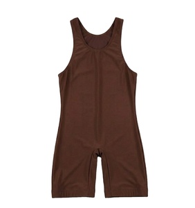 Men's Custom Logo Gym Team <b>Weightlifting</b> Wrestling <b>Singlet</b> Single Strap Spandex/Polyester Stretch Light Weight <b>Singlets</b> - Product Image 1