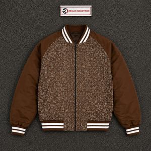 Veste marron pour homme, veste décontractée de qualité supérieure avec fermeture éclair, vêtement d'extérieur décontracté pour l'automne, coupe classique, col rabattu - Product Image 5