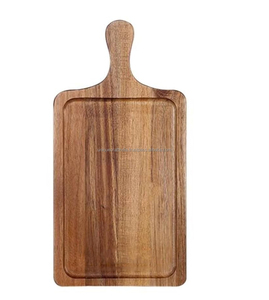 Tabla de cortar de madera artesanal, tabla de cortar hecha a mano, Decoración de cocina de granja rústica, tabla de cortar y servir multiusos - Product Image 4