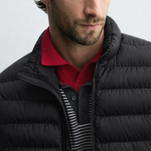 OEM Custom Men Plus Size <b>Winter</b> Quilted <b>Jacket</b> <b>Waterproof</b> Windbreaker Zipper Hoodie Embroidered Casual Snow Wear puffer hiking - Product Image 5