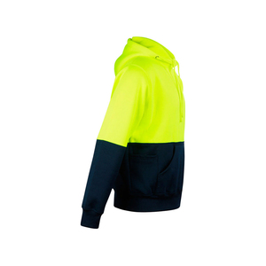 <b>Reflective</b> Safety Sport Hoodie Men's Night Running Athletic Sweatshirt High Visibility Performance Hooded <b>Top</b> Custom Print - Product Image 5