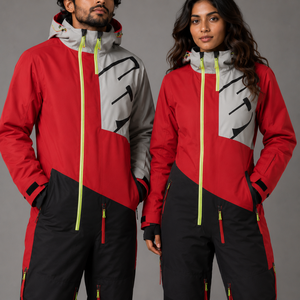 Traje de Esquí Unisex Personalizado, Chaqueta Impermeable y Aislante para la Nieve y Conjunto de Pantalones con Tirantes, Fabricante y Proveedor de Ropa Deportiva de Invierno de Marca Privada - Product Image 2