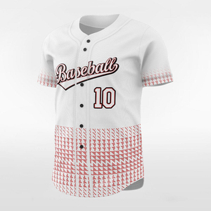 Custom Breathable Sublimated Baseball Jersey Pinstripe Pattern Full Print Team Uniform for University Baseball 2026 - Product Image 4