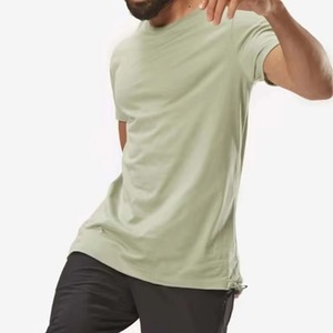 Impression personnalisée OEM Vente en gros T-shirts unisexes grande taille pour hommes 100% coton à séchage rapide et respirants avec broderie en chenille - Product Image 4