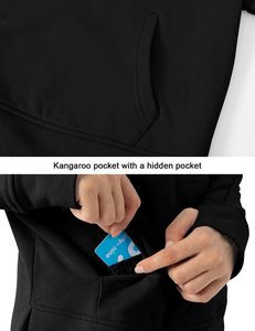 Sudadera con Capucha de Algodón para Mujer, Estilo Urbano, Cómoda, Fabricación de Excelencia para Pedidos al por Mayor OEM/ODM - Product Image 6