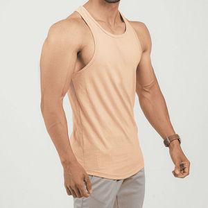 Custom Mens Sleeveless Tank Top Wholesale OEM Manufacturer Supplier Workout Apparel Production - Product Image 2