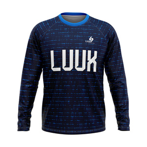 Camiseta Deportiva de Compresión Personalizada para Hombre, Manga Larga, Transpirable, Elástica, para Entrenamiento de MMA, Gimnasio, Fitness, OEM, ODM - Product Image 1