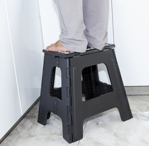 Plastic <b>Step</b> <b>Stool</b> Lightweight 40cm High Kids <b>Foldable</b> <b>Step</b> <b>Stool</b> Safe Easy Carry Easy Open for Home and Outdoor Use - Product Image 1