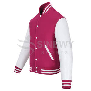 Chaqueta Varsity de Diseño Personalizado para Hombre - Ropa Urbana al por Mayor con Bordado y Chaquetas de Hombre de Primera Calidad - Product Image 3