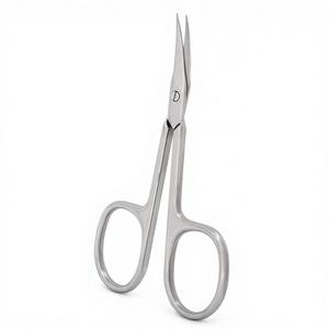 Ciseaux à cuticules professionnels en acier inoxydable à lame droite pour manucure et pédicure – Concept International Nail - Product Image 1