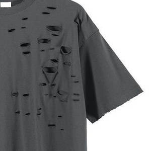 Camiseta Distressed de Alta Calidad para Hombre, Estampado Personalizado, Corte Holgado, Ropa Casual Transpirable, Nuevo Diseño, Camisetas Distressed Personalizadas - Product Image 5