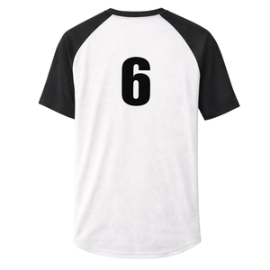 Camiseta de Béisbol Personalizada para Adultos, Manga Corta, Estilo Raglán, Malla Transpirable de Poliéster, Uniforme de Equipo, Venta al Por Mayor OEM - Product Image 2