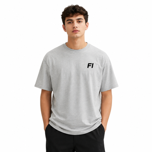 Camisetas Personalizadas de Algodón Oversize con Cuello Redondo para Hombre, Ajuste Relajado, Manga Corta, Unisex, Moda Urbana, Pedido al por Mayor, Estilo EE. UU. - Product Image 1