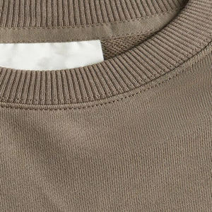 Sweat-shirt décontracté personnalisé pour femme, style streetwear, hiver, épaules tombantes, imprimé en relief, coupe oversize, 100% coton molletonné, séchage rapide - Product Image 6