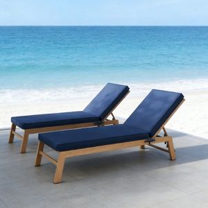 Cuscino per Chaise Longue da Esterno per Campeggio, Riposo o Uso Alberghiero - Solo Cuscino per Seduta con Comodo Supporto per la Schiena - Product Image 5