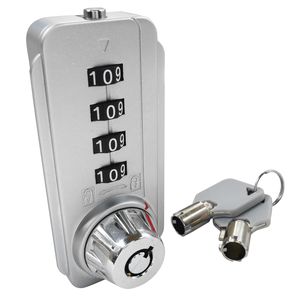 Facility Management 4-Dial Combination <b>Lock</b>, High Security <b>Keyed</b> Override <b>Lock</b> - Product Image 5