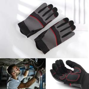 Guantes de Trabajo Resistentes para Mecánicos, Industria de Reparaciones, con Logotipo Personalizado, Textura de Diamante, Sin Látex ni Polvo - Product Image 4