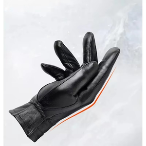 Guantes de Cuero para Ciclismo, Largos hasta la Muñeca, Térmicos, Ecológicos, Transpirables, para Invierno, Estilo Sencillo, para Uso Diario - Product Image 2