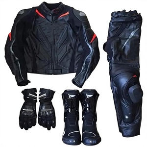 OEM Custom Leather <b>Motorcycle</b> Racing Suit CE Approved Motorbike Biker Protective Suit Gloves And Shoes Wholesale Supplier - Product Image 1