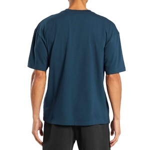 Camisa Formal de Manga Corta para Hombre Sajjawal, Cuello Redondo, Tejido de Punto, Logotipo Frontal, 100% Algodón, Corte Holgado, Anti-Pilling, 230g, Bordada - Product Image 3