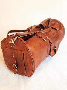 Sac de voyage en cuir véritable de qualité supérieure pour hommes, sacs en cuir respirants personnalisés pour la vente en ligne - Product Image 6