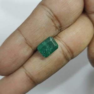 มรกตสีเขียวทรงแปดเหลี่ยม 3.35 กะรัต จากแซมเบีย พลอยหลวม ETiS-309 - Product Image 1