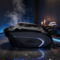 Lit de lavage capillaire japonais avec vapeur et circulation d'eau, lit de lavage électrique massant avec bassin en acrylique pour salon