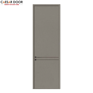 Porte intérieure moderne en bois massif pré-suspendue en composite WPC Isolation phonique Garantie de 3 ans Appartement Chambre Villa Hôtel - Product Image 6