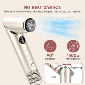 Sèche-cheveux ionique professionnel <span class=keywords><strong>5</strong></span>-<span class=keywords><strong>en</strong></span>-<span class=keywords><strong>1</strong></span> avec peigne soufflant chaud, brosse coiffante électrique et ensemble multi-<span class=keywords><strong>styler</strong></span> - Product Image 4