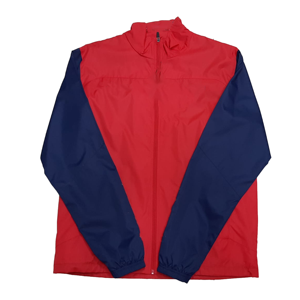 Veste de course en polyester unie pour homme, col montant, fermeture éclair, coupe-vent, décontractée, pour l'automne, coupe classique - Product Image 6