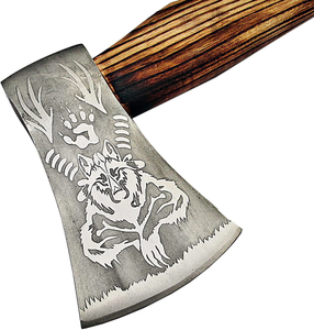 Cabeza de martillo de acero de alto carbono de alta calidad al por mayor con mango de madera de palisandro y revestimiento de cuero y agarre de cuero - Product Image 4