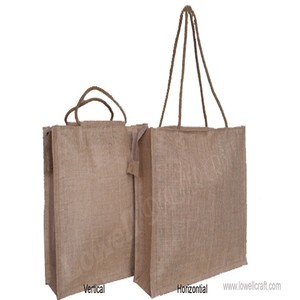 Jute Shopping <b>Bag</b> Large Size Rope Handle Vertical Horizontal Style Groceries <b>Bag</b> - Product Image 4