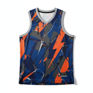 Uniforme de Baloncesto de Fábrica OEM, Transpirable, Duradero, 100% Poliéster, Malla sin Mangas, Personalizable con el Logotipo del Equipo - Product Image 1