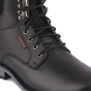 Bottes décontractées noires pour hommes par Red Chief – Chaussures robustes pour le quotidien, confortables pour l'extérieur, style urbain contemporain, idéales pour les voyages - Product Image 3