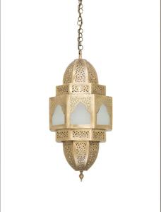 Modern Moroccan Stainless Steel <b>Lantern</b> Hanging Candle Holder Handmade <b>Tealight</b> Lamp Gold Tabletop Decoration for Wedding - Product Image 4