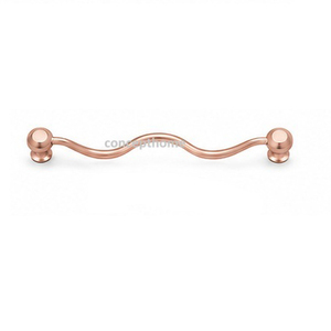 Minimalist Black Brass Bar Cabinet Handle for Kitchen Furniture Durable Design - Product Image 2