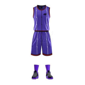 ชุดบาสเก็ตบอลคุณภาพดี ดีไซน์ล่าสุด ขายพร้อมบริการ OEM ระบายอากาศได้ดี แห้งเร็ว เหมาะสำหรับทีมบาสเก็ตบอล - Product Image 1