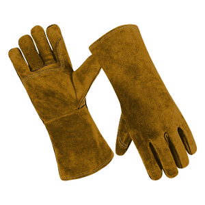 Guantes de Soldadura Industriales de Alta Resistencia, de Cuero Vacuno de Primera Calidad, Antiestáticos, Resistentes al Calor y al Fuego - Product Image 2