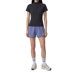Shorts de sport personnalisés pour femmes, style disco, en molleton de coton premium OEM, poids lourd 450 GSM, avec taille élastique, pour le bien-être et l'athlétisme - Product Image 6