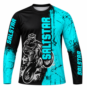 Ensemble maillot et pantalon de motocross personnalisés par sublimation, équipement de course moto, vêtements de motocross tout-terrain, vêtements de sport OEM/ODM - Product Image 1