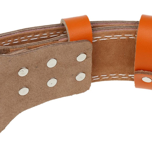 Unisex Custom Logo 13mm Cowhide Leather Waist Trainer <b>Belt</b> Non-slip Adjustable Protective Features for Weight Lifting Gym Safety - Product Image 3