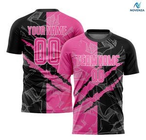 เสื้อฟุตบอลสั่งทำขายส่ง ลายกราฟฟิตี สกรีนแบบซับลิเมชั่น แขนครึ่งตัว ชุดกีฬา - Product Image 3