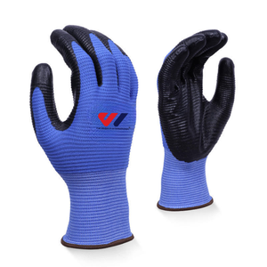 Gants de sécurité légers et respirants en nitrile enduit de PU, en nylon tricoté, pour mécaniciens, ateliers d'assemblage et travaux quotidiens - Product Image 1