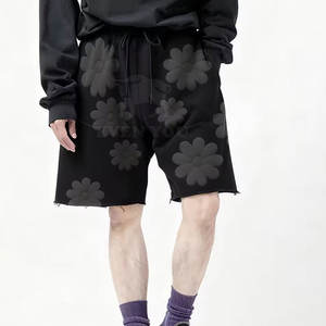 Pantalones Cortos Casuales de Estilo Urbano para Hombre con Estampado Puff, Ajuste Cómodo, Moda de Verano, Pantalones Cortos con Estampado Puff para Hombre - Product Image 2